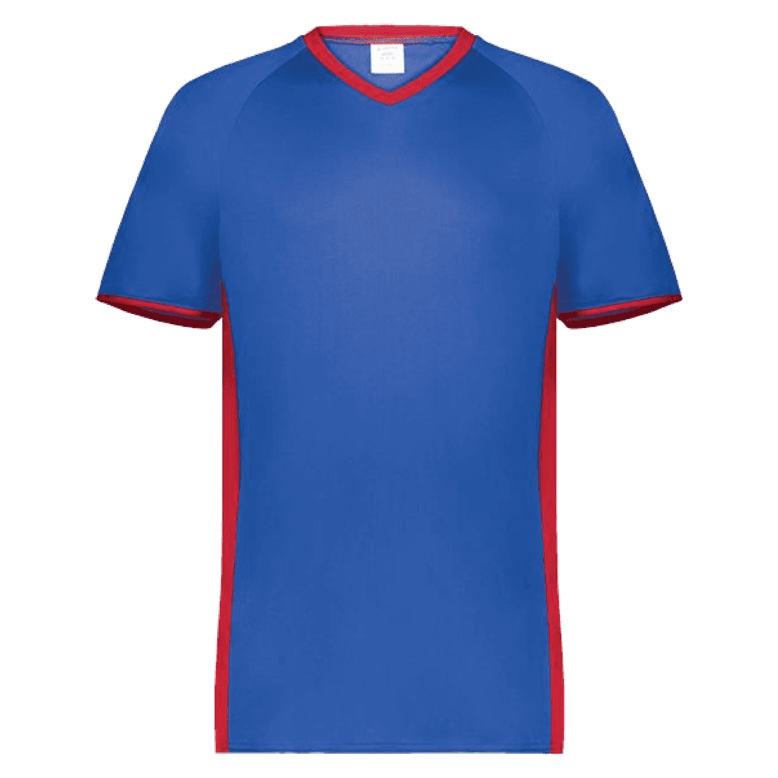 Augusta Cutter V-Neck tee — Lime / Royal